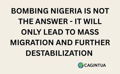 Bombing Nigeria is not the answer